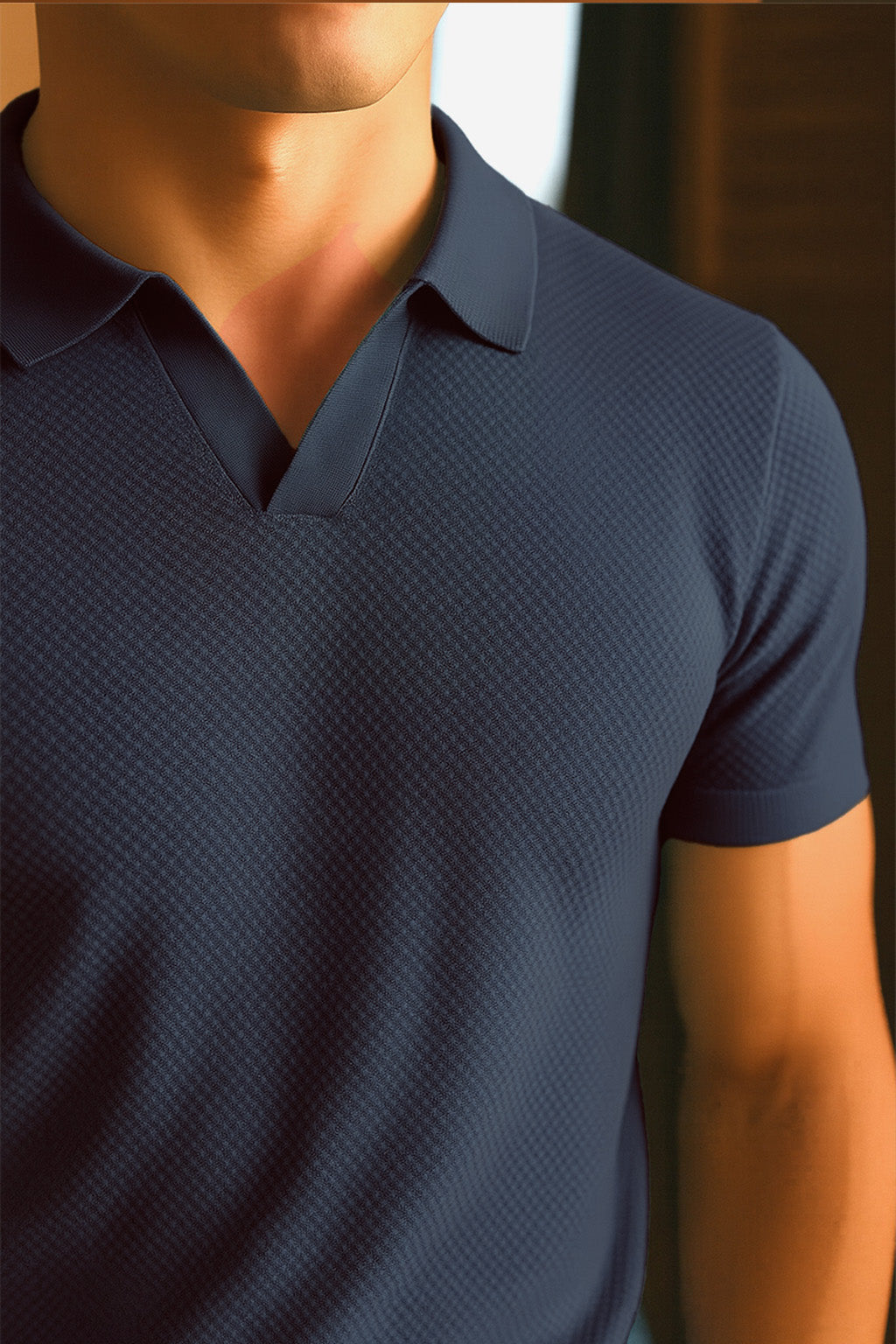 Anthrazit Urbanes Poloshirt