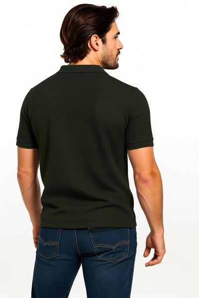Schiefergraues City-Poloshirt